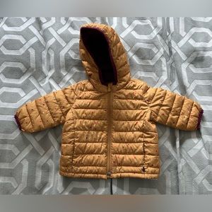 GAP ColdControl Puffer Jacket Yellow/gold with stars